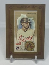 2023 Allen & Ginter mini framed auto Jordan Groshans RC #'d 6/10 *Free Shipping*