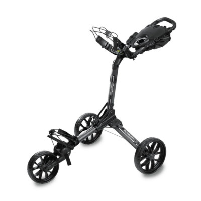 New Bag Boy Nitron auto-Open Push Cart  Graphite/Charcoal NIB Umbrella Holder