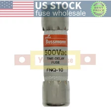 10PCS FNQ10 New Bussmann FNQ-10 10A 500Vac Time-delay Fuse Fast Delivery