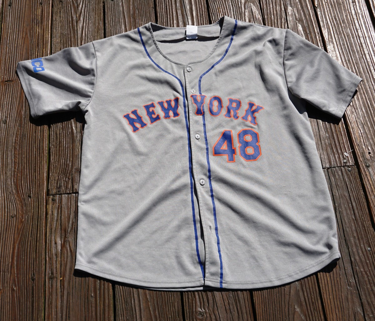 [レア品]MLB ニューヨークメッツ デグロム選手 応援ユニフォーム レア品]MLB ニューヨークメッツ デグロム選手 応援ユニフォーム