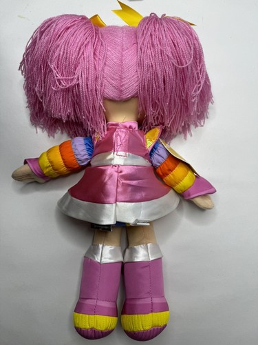 Sello distintivo de muñeca Rainbow Brite rosa cosquilleante de 16"" rosa - Imagen 5 de 8