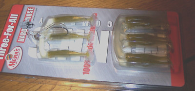 Manns Baitfish Minnow Umbrella Rig Q Paddler Weedless Shad Hardnose Discontinued