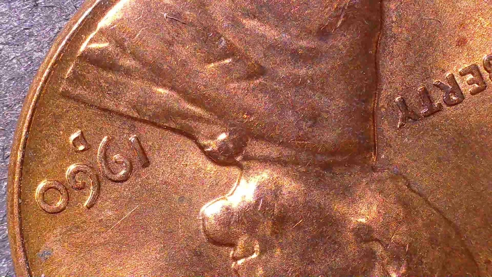 1960 D Lincoln Penny **Doubled Die Errors** - Image 4 of 4