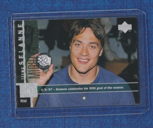 1997-98 Upper Deck Hockey Game Dated # 1 Teemu Selanne