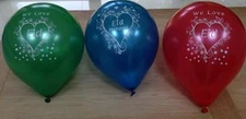 SALE SAVE ££££ 10 Eid Mubarak Balloons Eid Decorations Helium Stick Ramadan