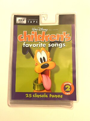 VTG Walt Disney Records Children s Favorite Songs Vol 2 Cassette Tape Sealed!