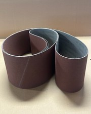 6" X 108" Premium 80 Grit Aluminum Oxide Multipurpose Sanding Belts, 2 Pack