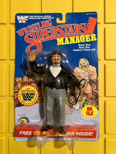 MR. Fuji LJN WWF Wrestling Superstars MOC Beautifu...