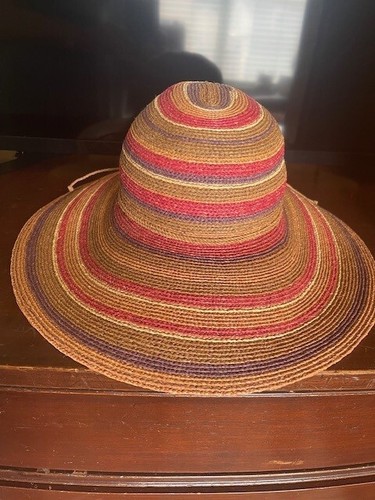 Helen Kaminski Angelica Multi-Colored Hat - Vintage - NWT and Hat Box - Picture 2 of 5