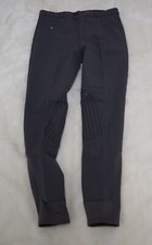 Herren Reithose Gr. 50 Kniebesatz Active Grip ELT Silikondruck grau neu Micro