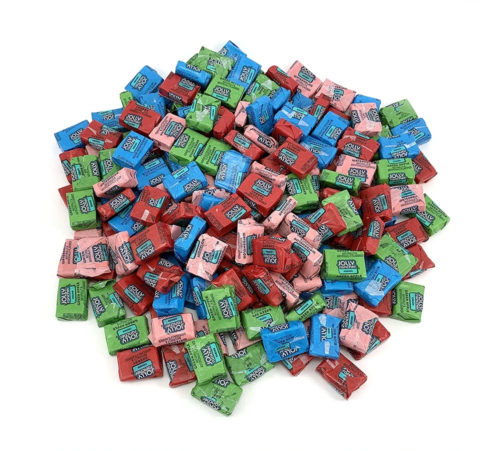 Caramelos masticables de frutas JOLLY RANCHER, envueltos individualmente, 4 sabores (bolsa de 2 libras) Foto 3 de 4