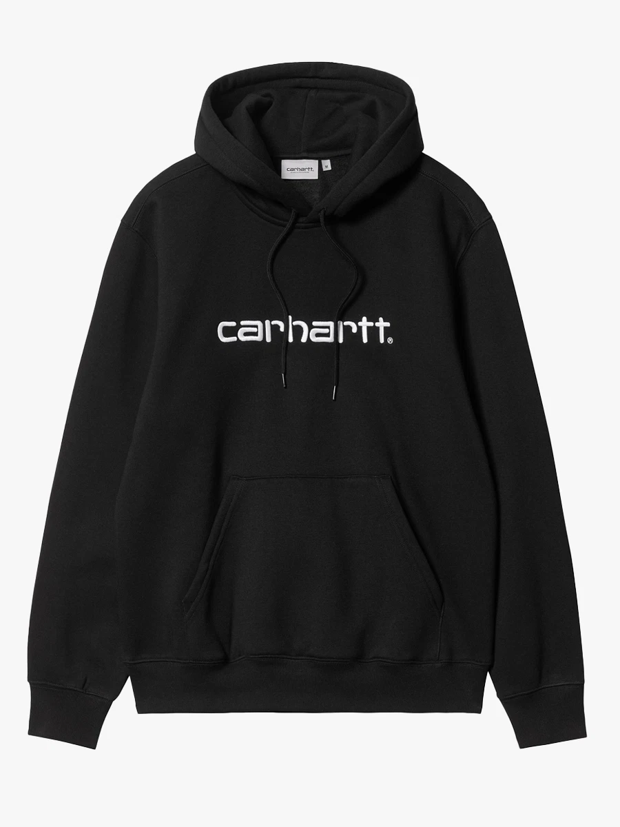 Carhartt wip embroidered logo hoodie sale