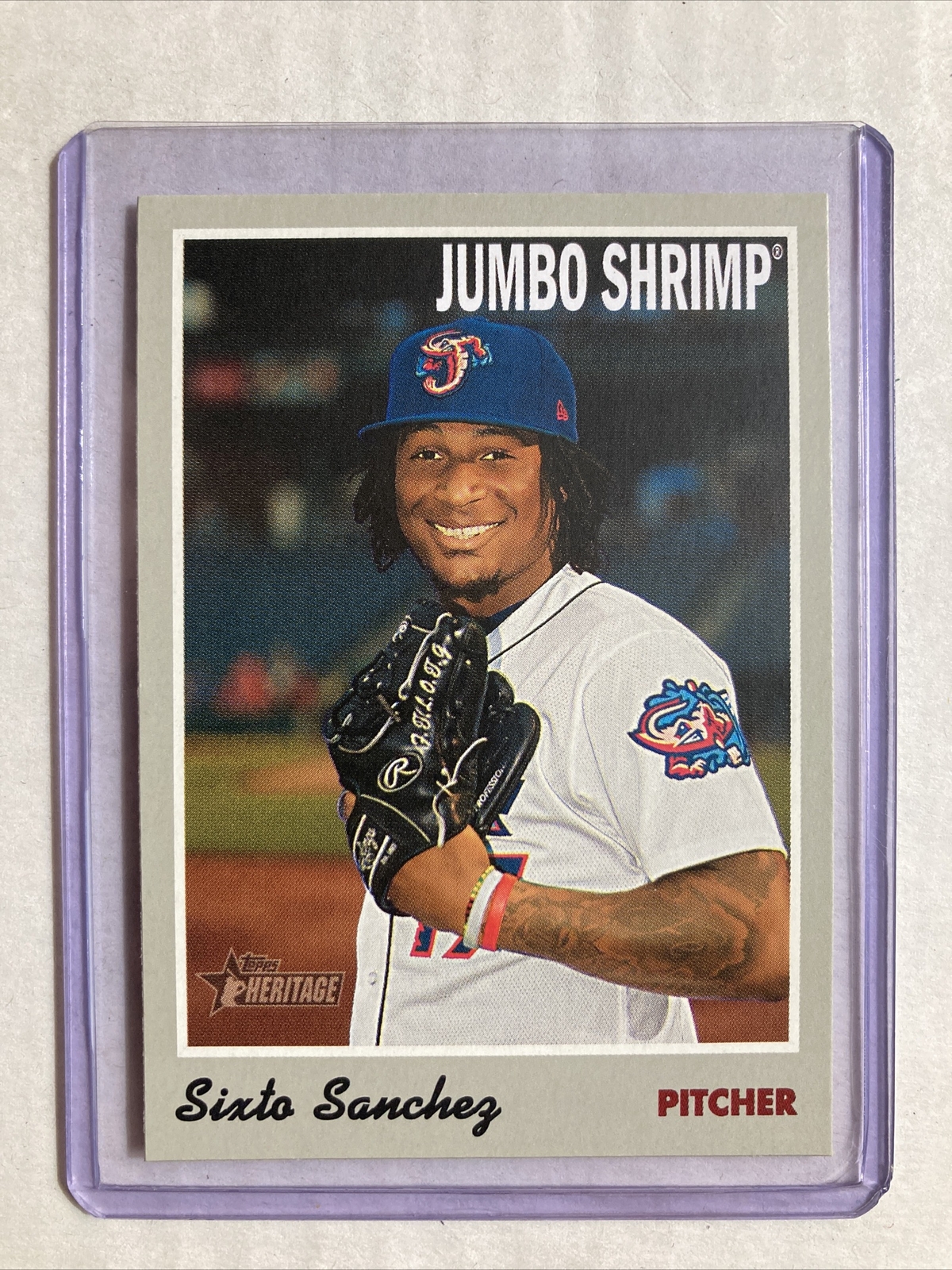 Sixto Sanchez #76 2019 Topps Heritage Minor League Baseball