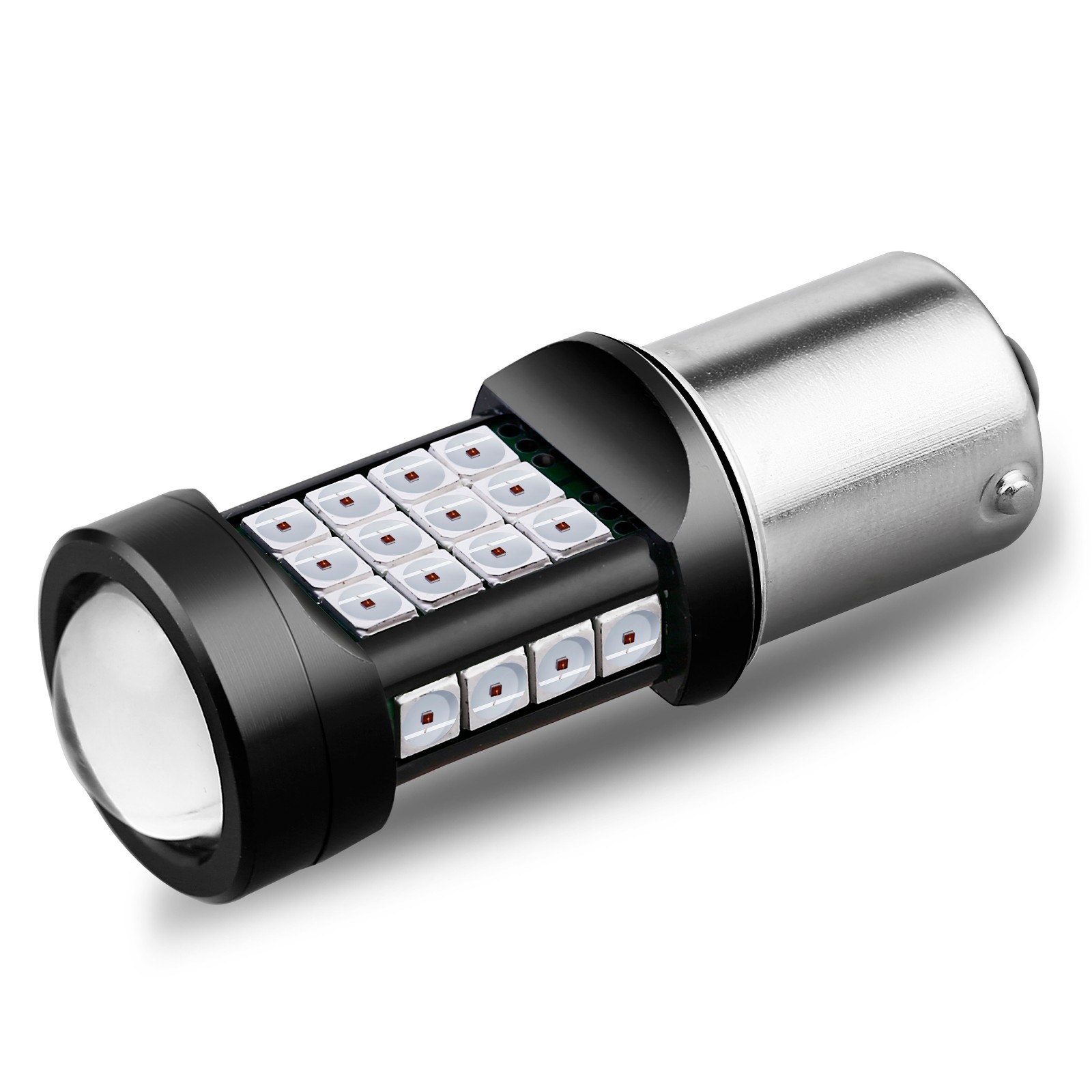 3497 LED Red Legal STROBE Brake Light BulbCenter High Third StopTurn Signal eBay