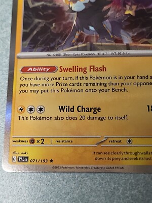 Luxray 071/193 - Holo Rare- Paldea Evolved- Pokémon- Near Luxray 071/193 - Holo Rare- Paldea Evolved- Pokémon- Near