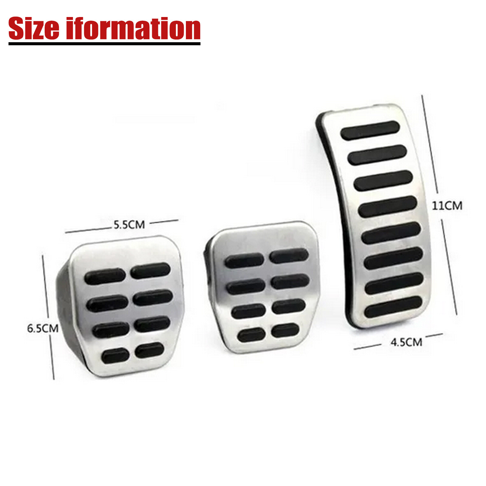 3X Clutch Gas Brake Foot Pedal Cover For VW Bora Golf MK3 MK4 Polo Vento Lupo US eBay