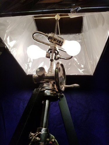 Wildwood British surveyors table lamp. - Picture 3 of 5