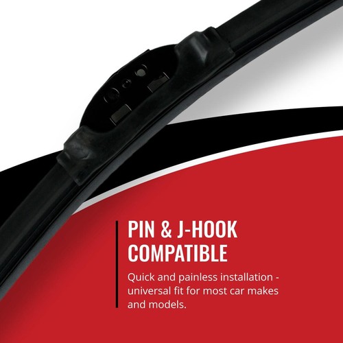 Rear Bracketless Windshield Wiper Blades for Chevy Suburban 1500 2500 Tahoe ib - Picture 3 of 8