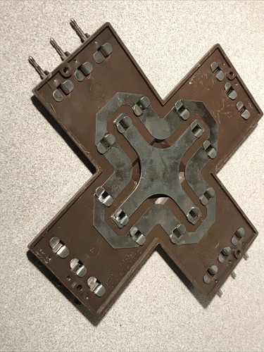 VINTAGE LIONEL 0-27 GAUGE 90 & 45 DEGREE CROSSINGS BROWN Track 6-5020 - Picture 3 of 7