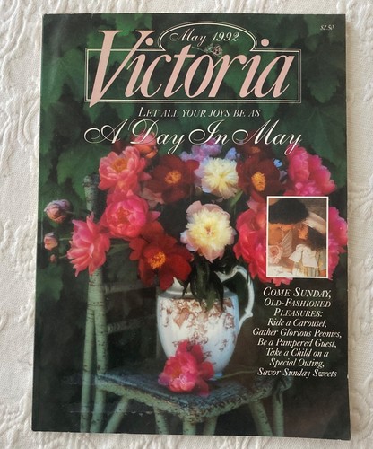 5 Issues Victoria Magazine 1992 Spring Summer Gardens, England, France - Picture 4 of 11