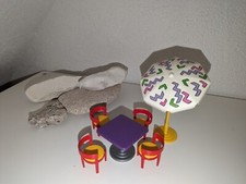 Playmobil Sonnenschirm Tisch St&uuml;hle M&ouml;bel Sammlung