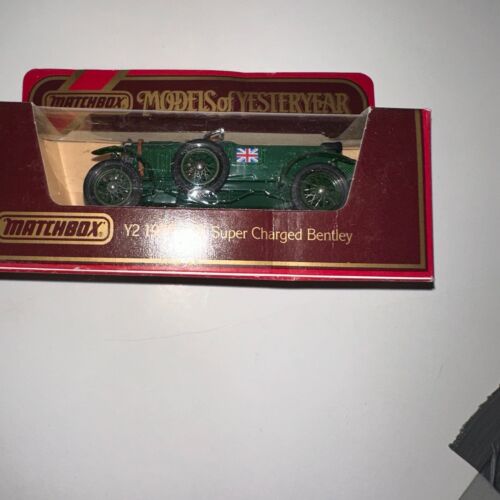 Models Of Yesteryear Matchbox Y2 1930 4 1/2lt Super Charged Bentley - Picture 1 of 10