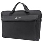 Manhattan London Laptop Bag 17.3-inch, Top Loader, Shoulder Strap, Black
