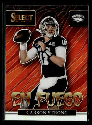 2022 Panini Select Draft Picks Carson Strong #EN-CS Nevada  RC