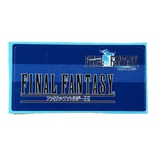 Sony PlayStation 1 PS1 Final Fantasy 1  2 I II Vintage VTG Memory Card Sticker