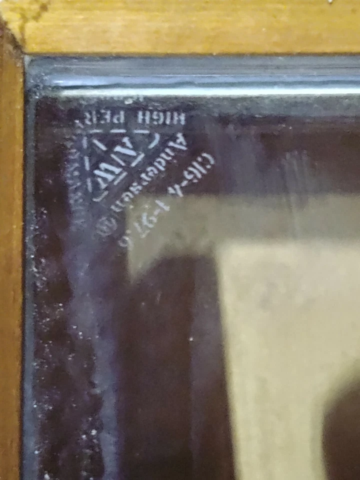 Large Andersen Vinyl Window Dble Hung Dble Pane Glass Wood Frame Window 46"x76" - Image 3 of 4