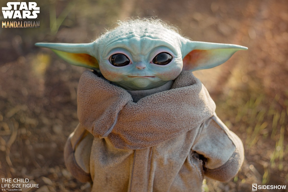 Sideshow The Child Life Size Figure | Baby Yoda | The Mandolorian