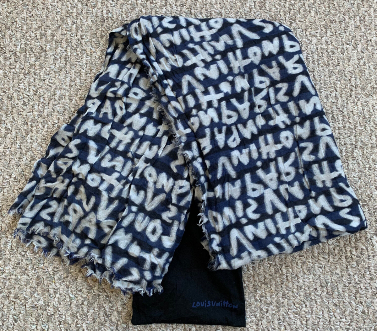 F/W 2008 Louis Vuitton x Stephen Sprouse Graffiti Scarf | eBay