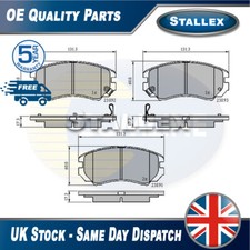 Adatto per Kia Sportage Soul Hyundai Coupe Tucson set pastiglie freno anteriori stallex