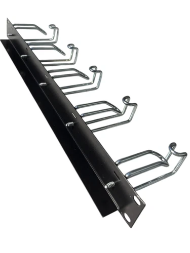 Rittal 7257.005 19 Zoll Netzwerkschrank-Kabelführung 1 HE Schwarz Rangierpanel