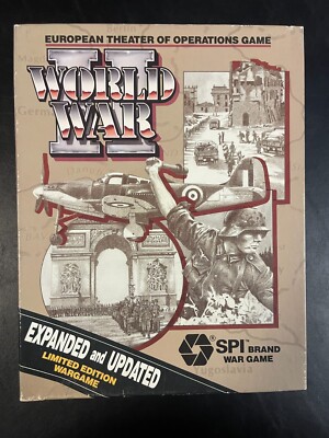 World War 2 Limited Edition by SPI 1990. UNPUNCHED