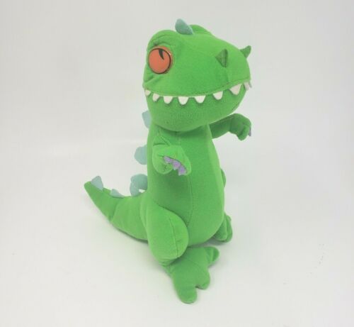 9" NANCO 2000 RUGRATS REPTAR GREEN T-REX DINOSAUR STUFFED ANIMAL PLUSH TOY - Picture 2 of 7