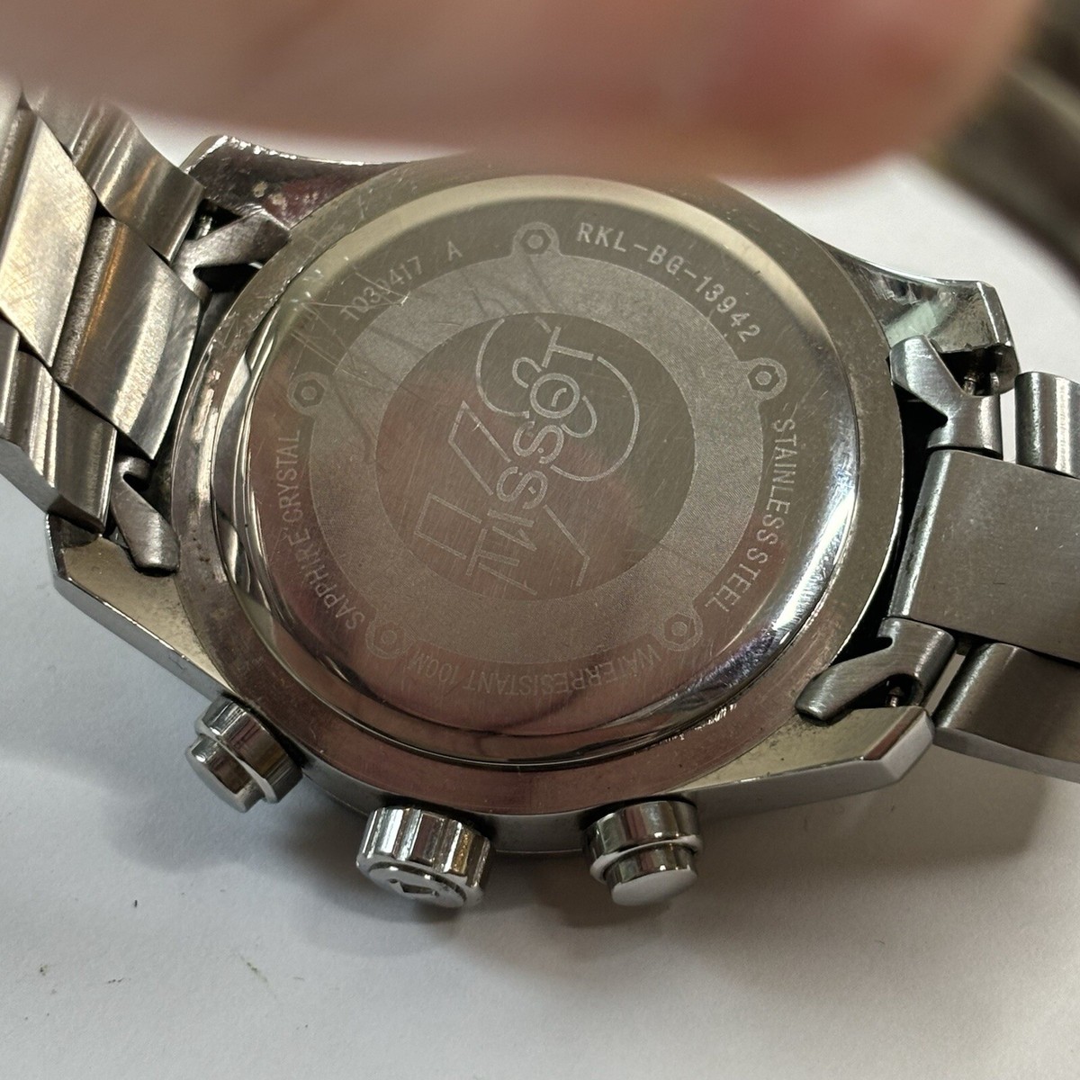 Tissot V8 Quartz Chronograph Watch - Stainless Steel -Men's Tissot V8 Quartz Chronograph Watch - Stainless Steel -Men's