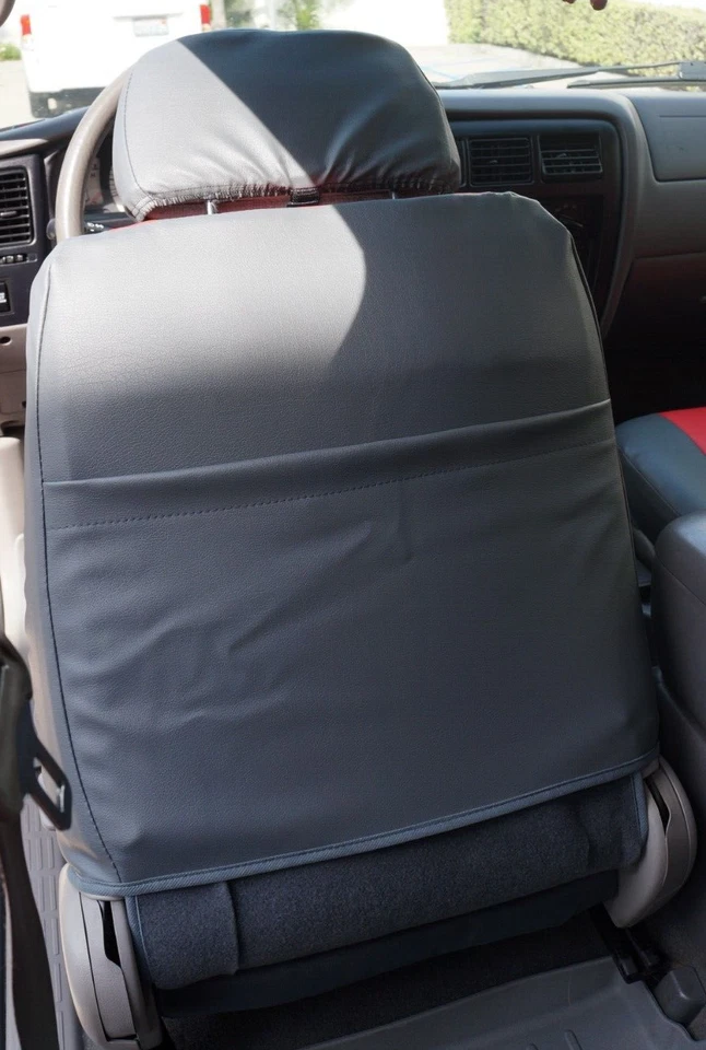 para TOYOTA TACOMA 1999-2004 S. CUERO AJUSTE PERSONALIZADO 2 FUNDAS ASIENTO DELANTERO 13 COLORES Foto 3 de 4