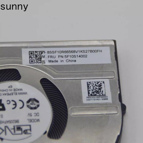New CPU GPU Cooling fan for ThinkBook 13s G4 IAP- ARB 5F10S14002 5F10S14001 - Afbeelding 5 van 5