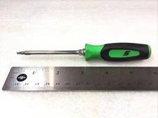 Snap-on#SGDT310BG - T10, Mini Torx Driver With Green Soft Grip Handle-USA- NICE-