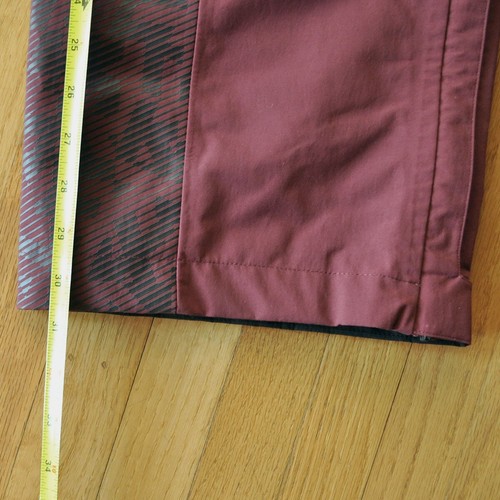 Adidas Terrex 3L Post-Consumer Techrock Snow Ski Pants Burgundy IB1202 Men's M - Picture 13 of 15