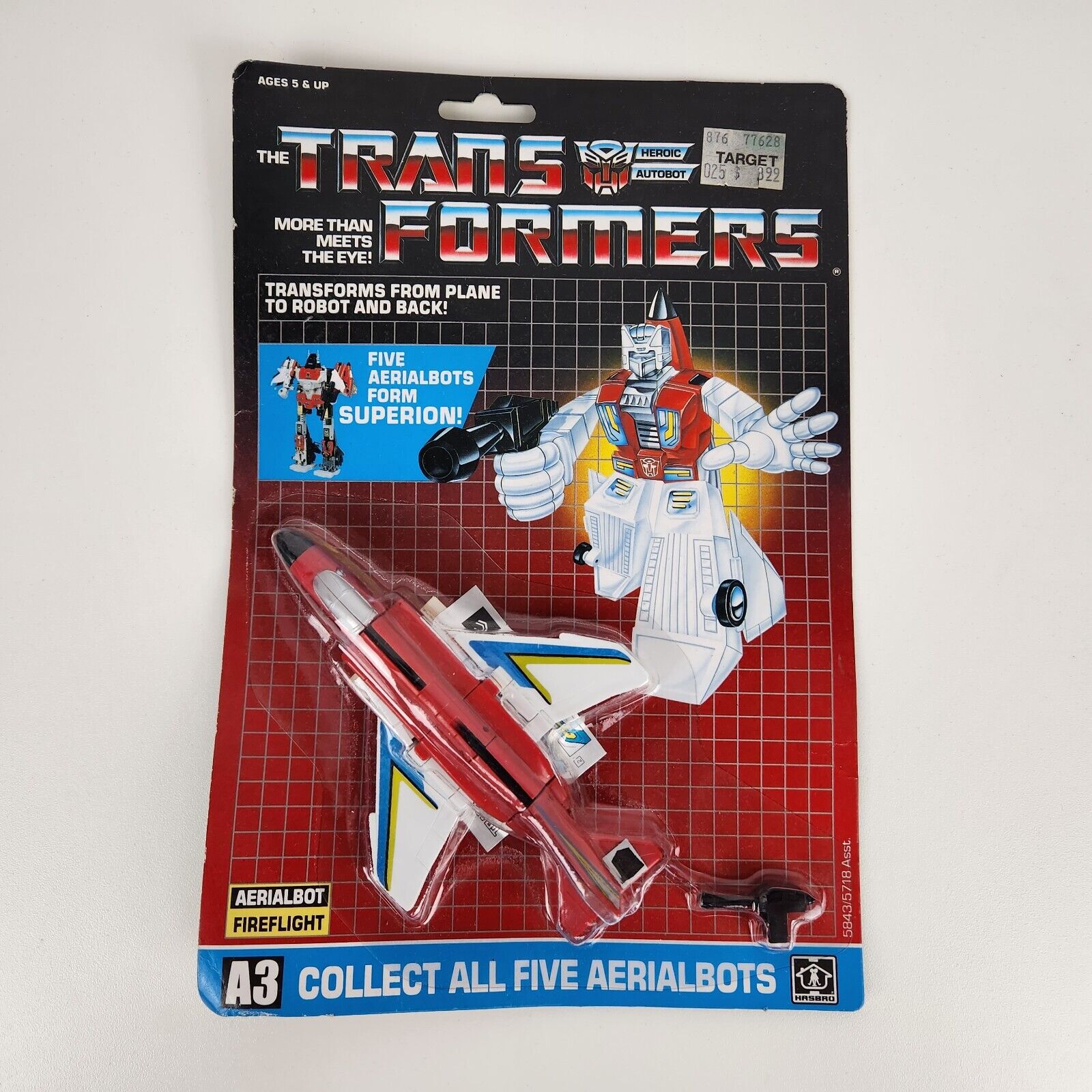 NEW SEALED Transformers G1 Fireflight Vintage 1986 Hasbro Aerialbot Superion