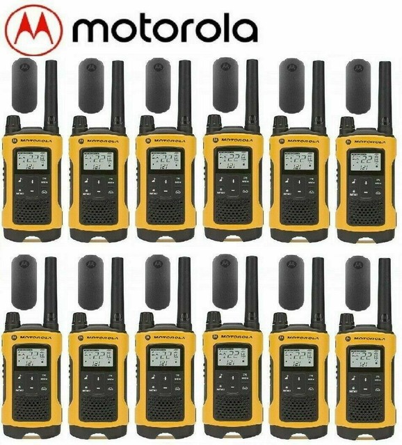 Motorola Talkabout T402 12 Pack Walkie Talkie 35 Mile Two Way Radio