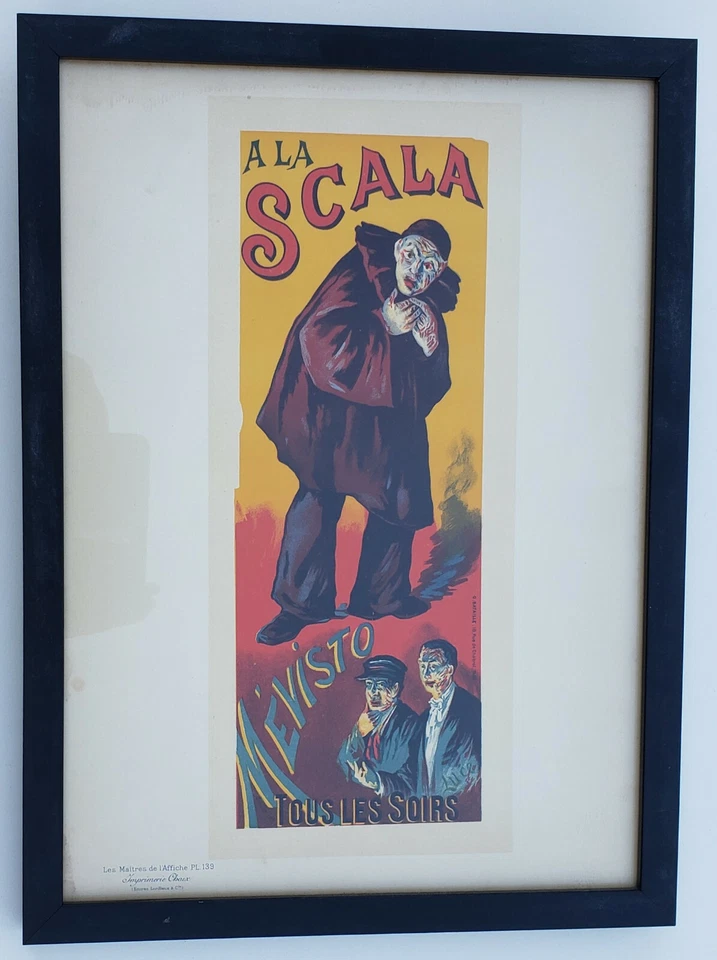 MAXIMILIEN LUCE Original LA SCALA OPERA 1898 LITOGRAFÍA Maitre De L'Affiche Placa 139 Foto 2 de 4