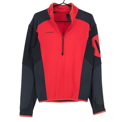 MAMMUT 1/4 Zip Neck Pullover Herren Größe XS