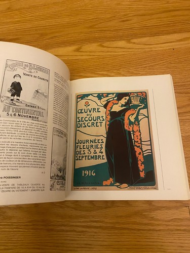 L'Affiche en Wallonie Art Nouveau Posters Ads Book Catalog Illustrated Vintage - Picture 5 of 14