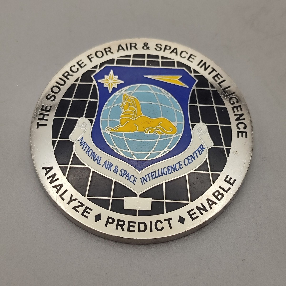 米国国家航空宇宙情報センター NASIC 司令官 チャレンジコイン 米国国家航空宇宙情報センター NASIC 司令官 チャレンジコイン