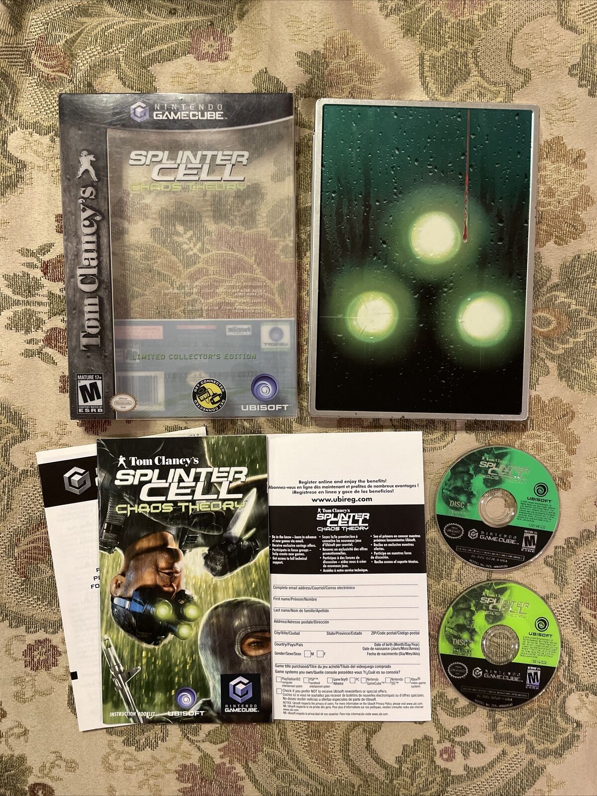 Tom Clancy's Splinter Cell: Chaos Theory (Nintendo GameCube) Complete Very  Good 8888152149