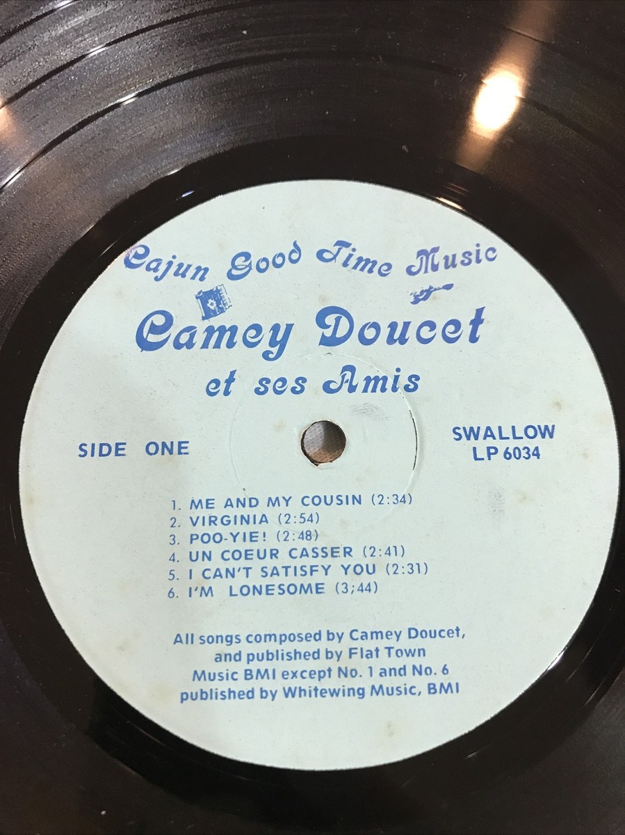 Camey Doucet CAJUN GOOD TIME MUSIC ET SES AMIS RARE LP-6304