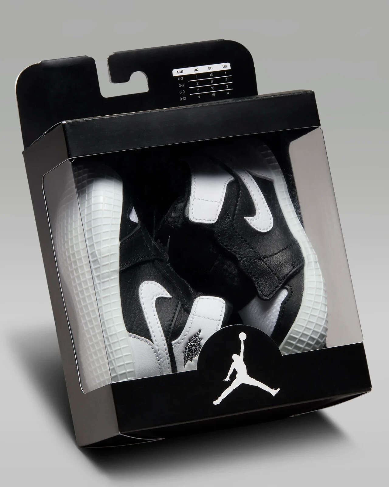 PONY Scarpe culla Nike Air Jordan 1 Retro High OG taglia 4C nero bianco 2 0 AT3745 010